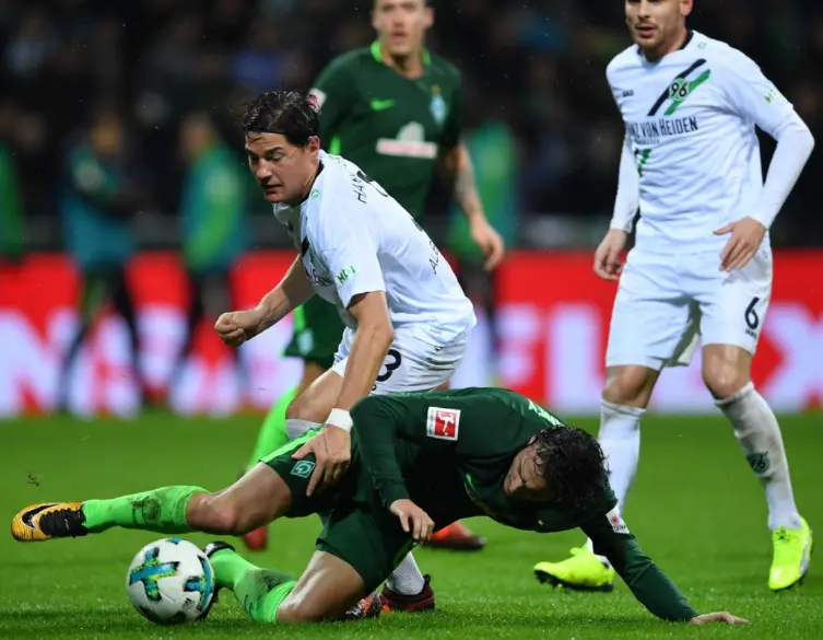 汉诺威战平不莱梅，未能抢得胜利