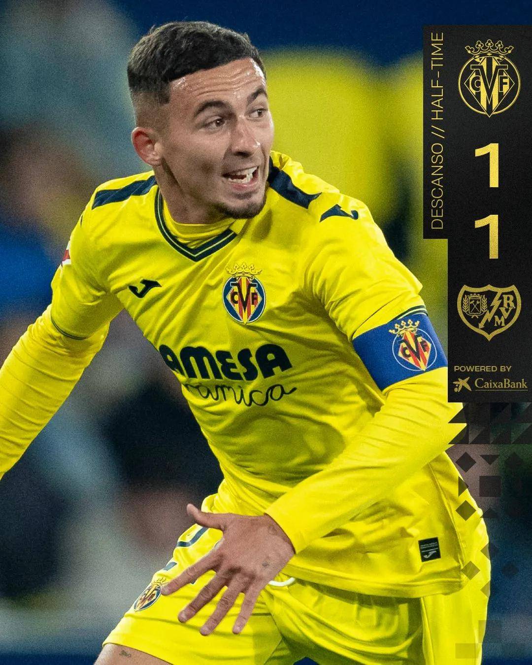 比利亚雷亚尔门将出色扑救，助球队守住三分