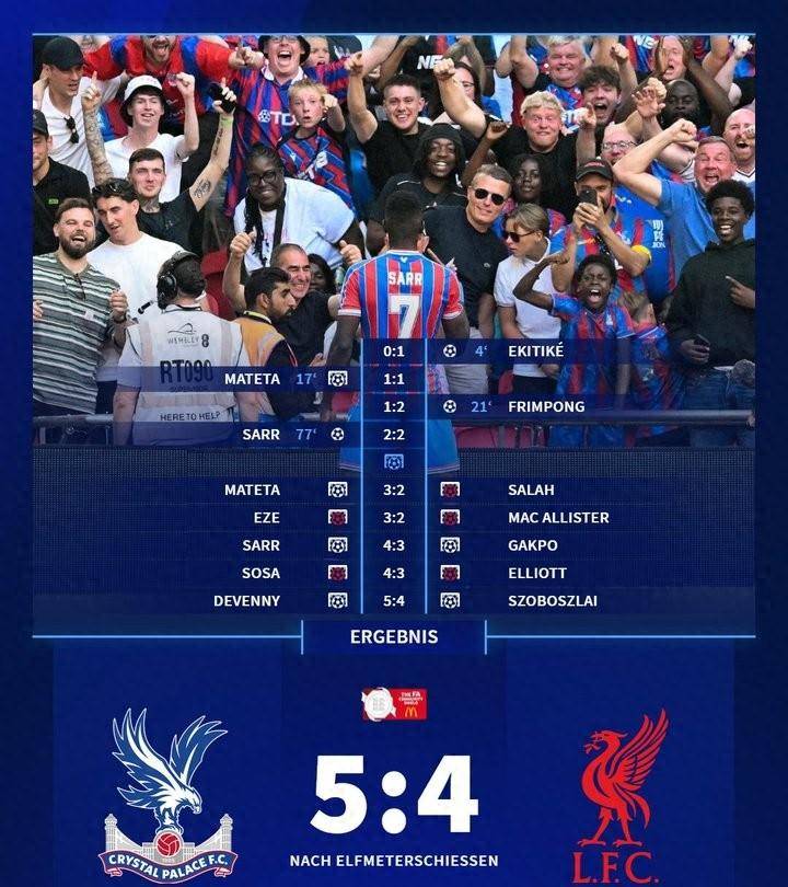 水晶宫客场逆转击败对手，保级希望再度重焕光芒